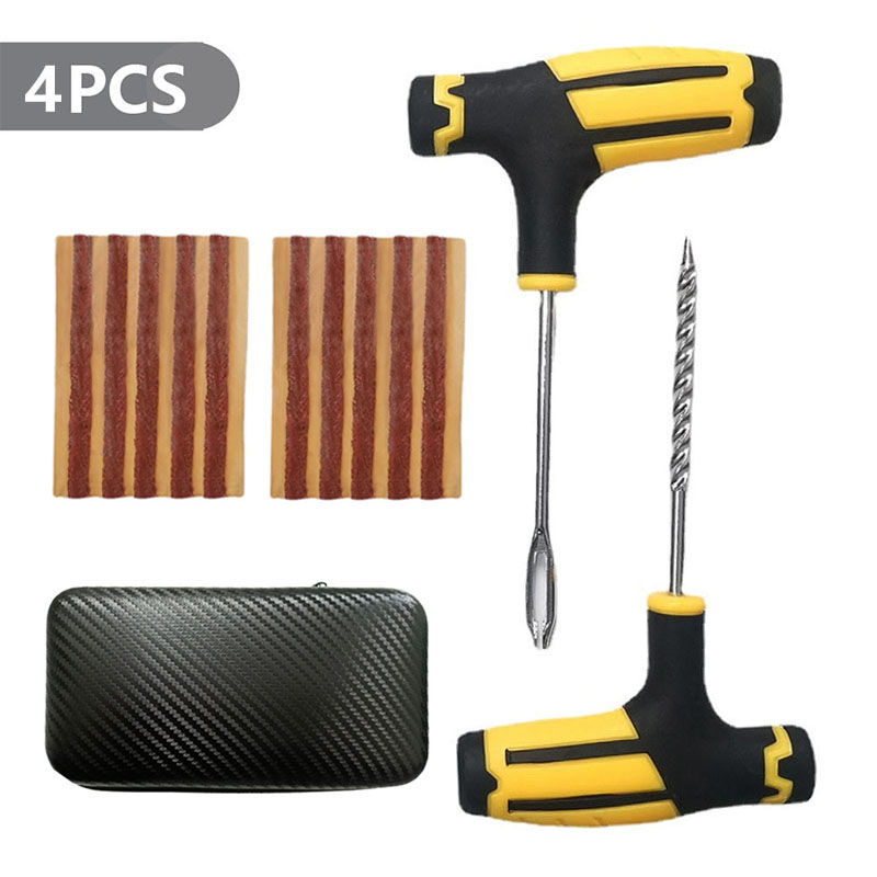 Car Emergency Tool Kit - Notfall-Reifenreparaturset für Schwerlastfahrzeuge, Mehrere Größen, Schlauchlos,
