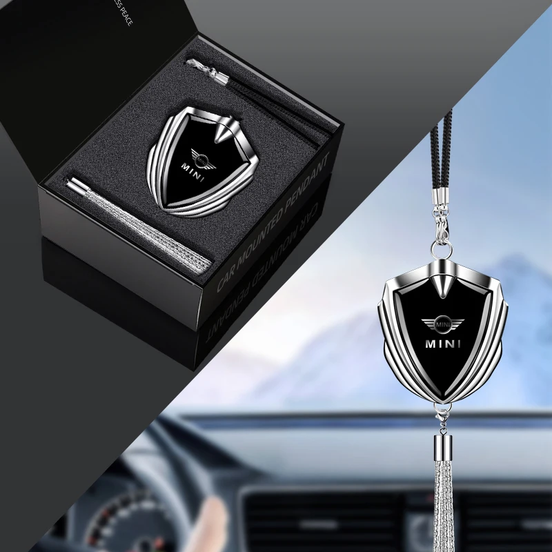 Car Accessories Mirror Hanging - Auto-Rückspiegelanhänger, Auto-Innenraum-Hängeornamente, Zubehör für Mini Cooper