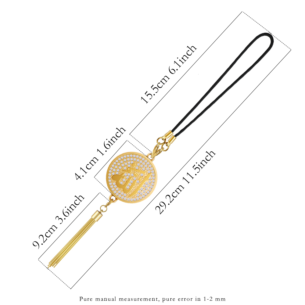 3D Arabisches Muslimisches Isl – Car Accessories Mirror Hanging Bewertung und Preis