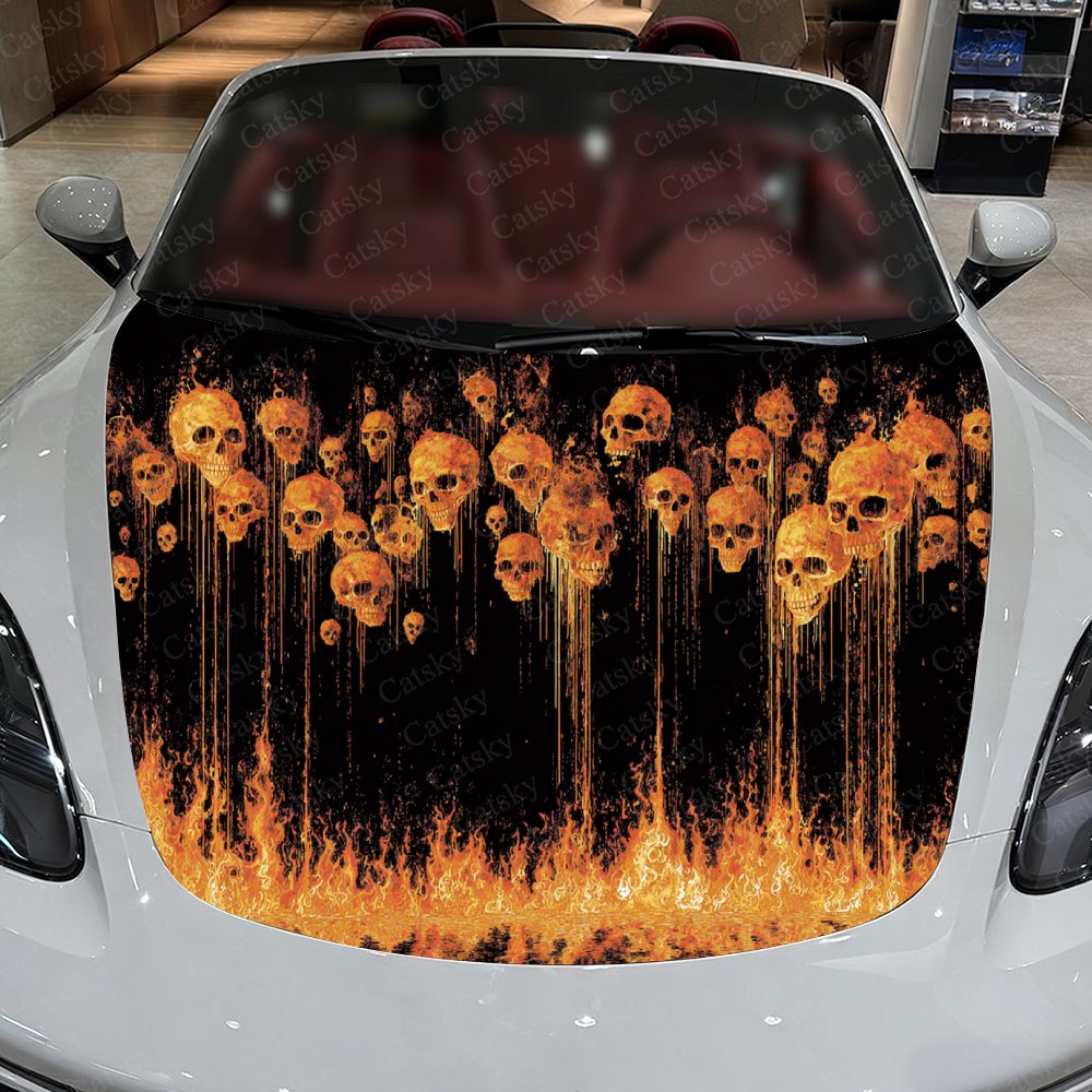 Flammen- und Totenkopf-Aufkleb – Car Accessories Gift Ideas Bewertung und Preis