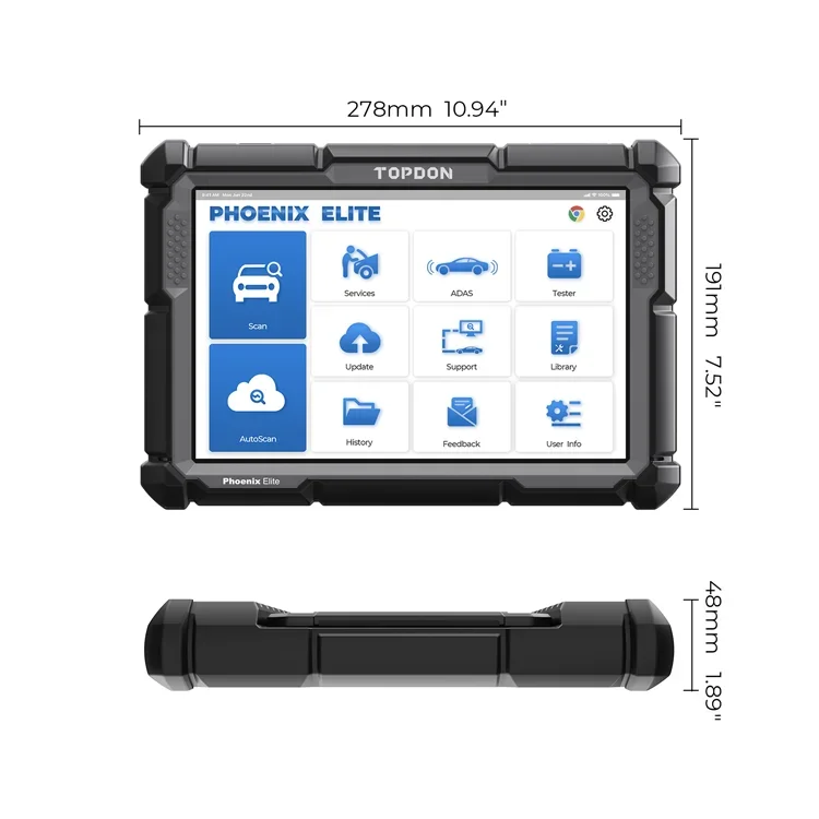 TOPDON PHOENIX ELITE Auto-Ecu- – Obd2 Scanner Bewertung und Preis