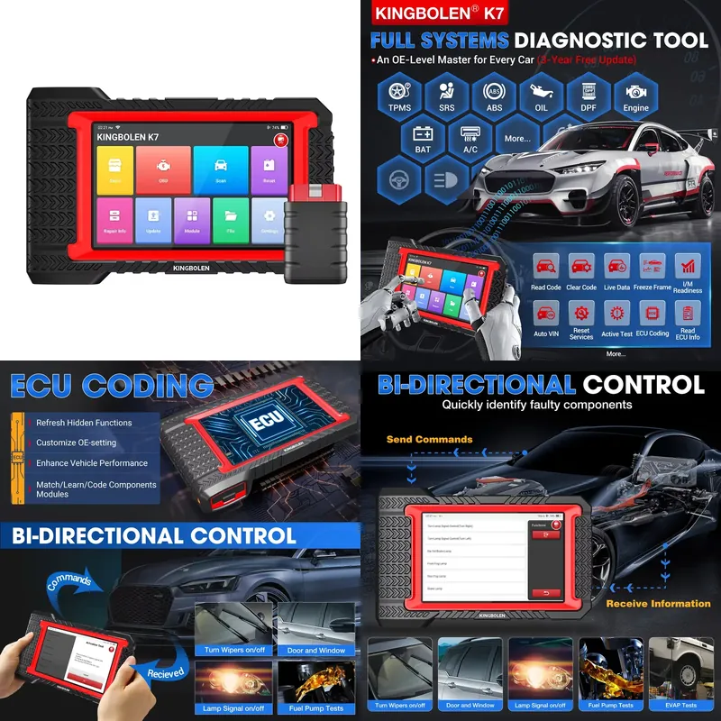 Kingbolen K7 Automotive Scanne – Obd2 Scanner Bewertung und Preis