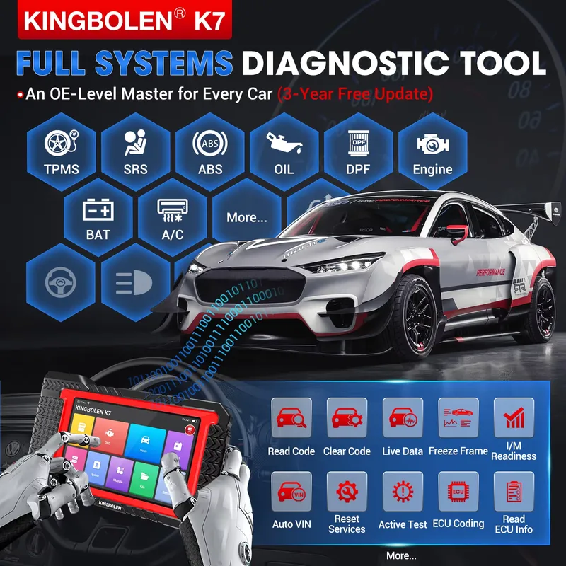 Kingbolen K7 Automotive Scanne – Obd2 Scanner Bewertung und Preis