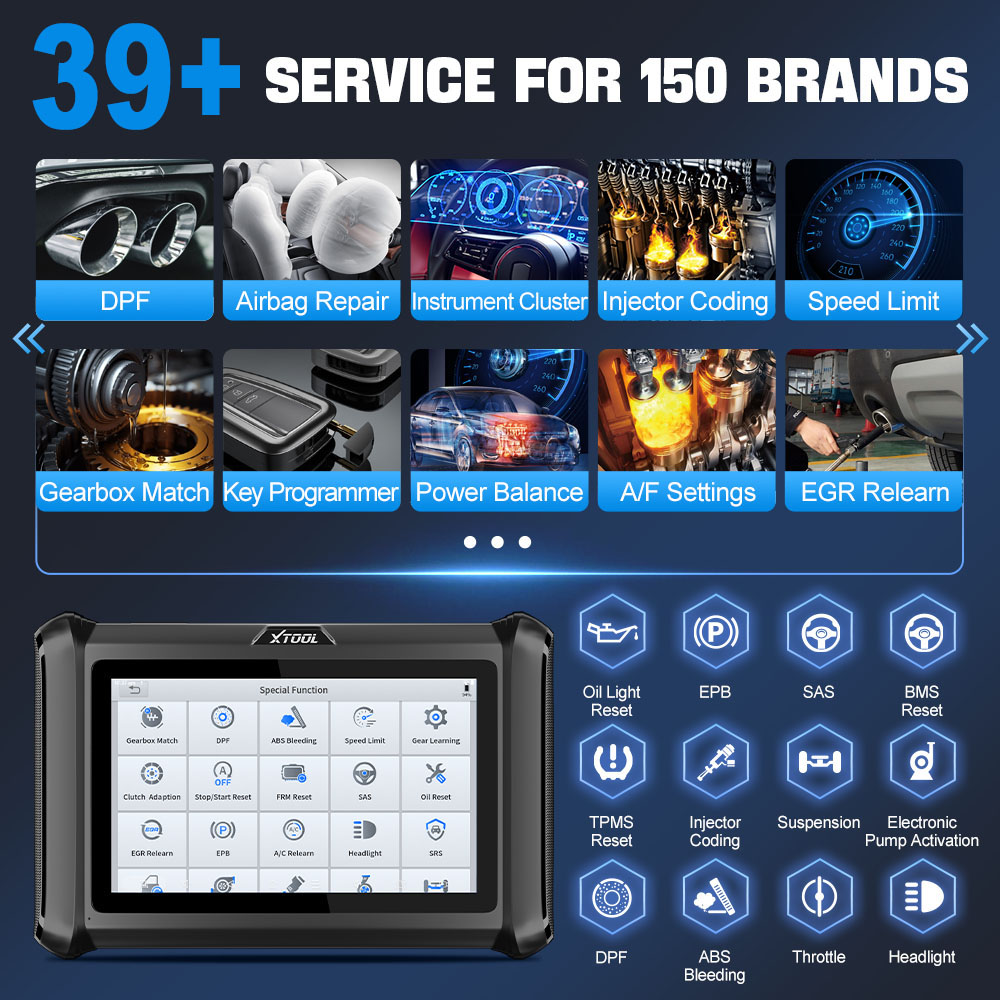 USA Lager XTOOL D7S Auto-ECU-C – Obd2 Scanner Bewertung und Preis