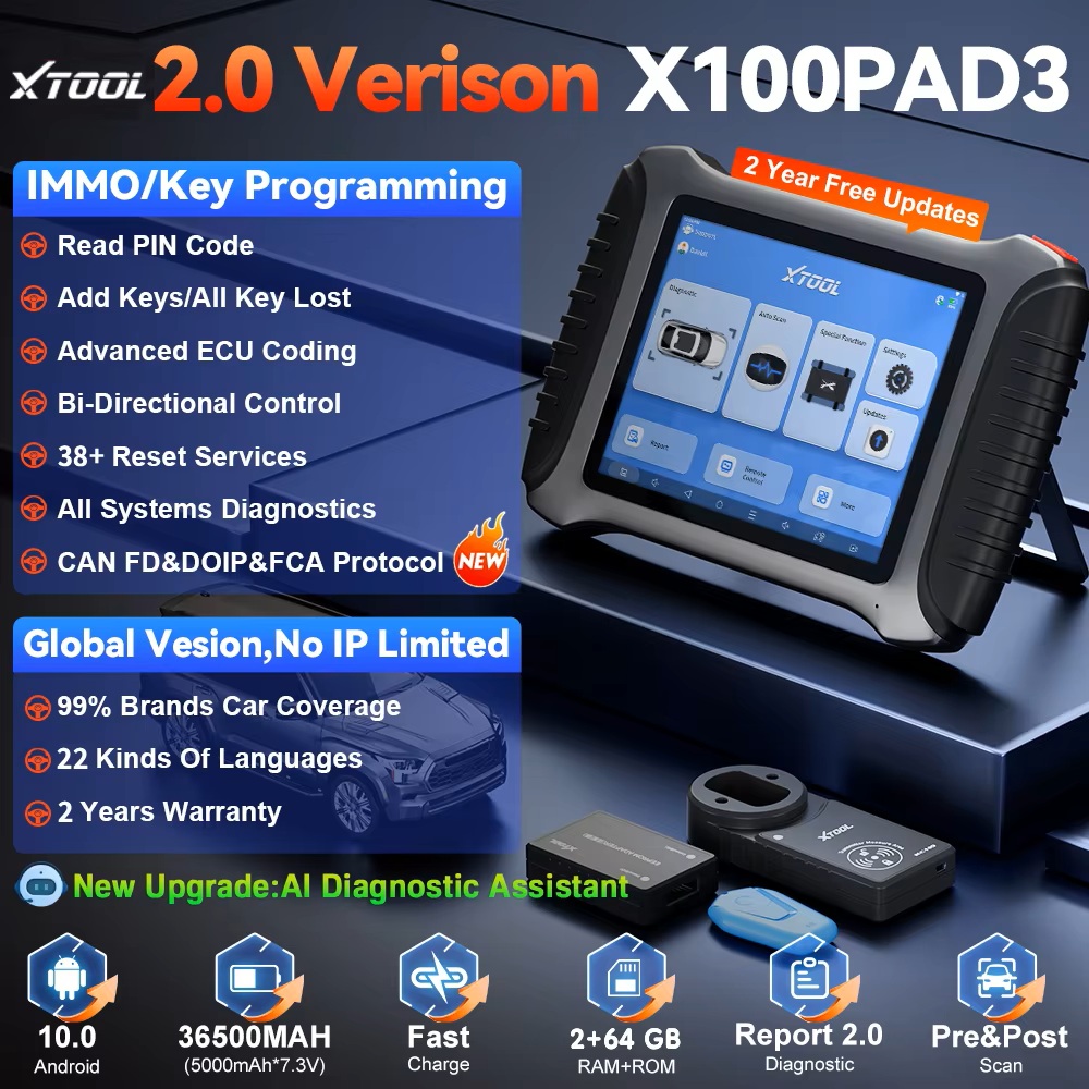 XTOOL X100 PAD3 mit KC100 EEPR – Obd2 Scanner Bewertung und Preis